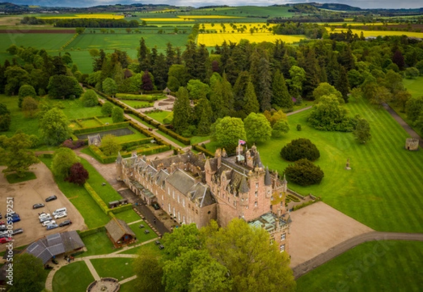 Fototapeta Castle view from top
