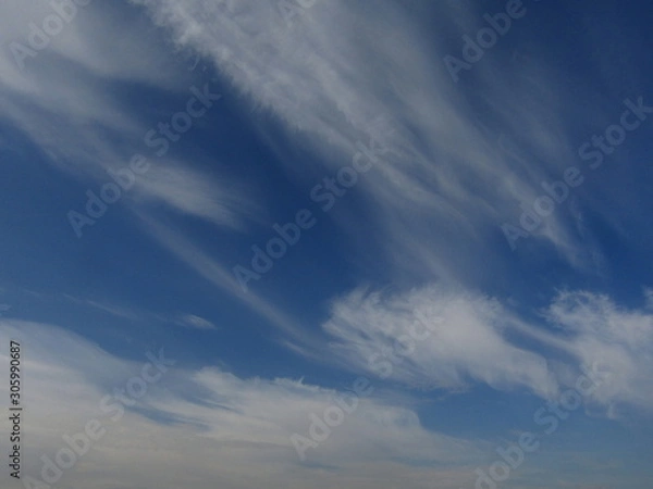 Obraz blue sky with clouds