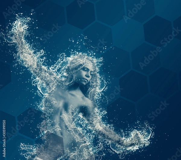 Obraz Aquagirl design