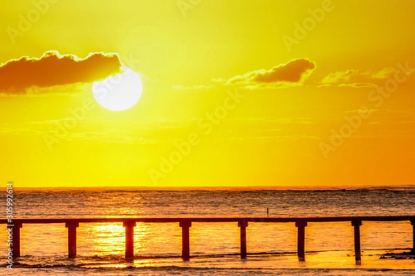 Obraz Yellow sky in Punta Cana