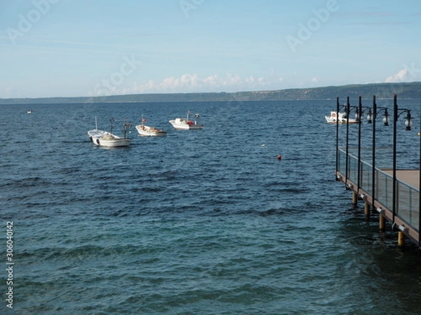 Fototapeta Turkey、トルコ旅行、トルコ、呂公、世界遺産、遺跡、カッパドキア、海、猫、船、気球