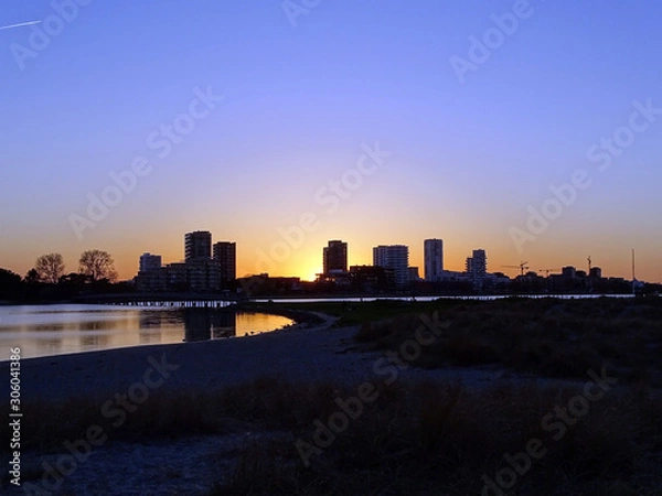 Obraz Sunset Amager Strand Copenhagen