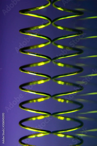 Obraz abstract spring blue background