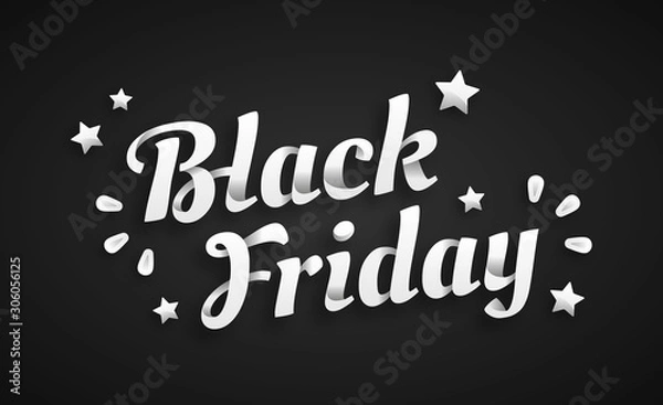 Obraz Black Friday - Bannière et logo