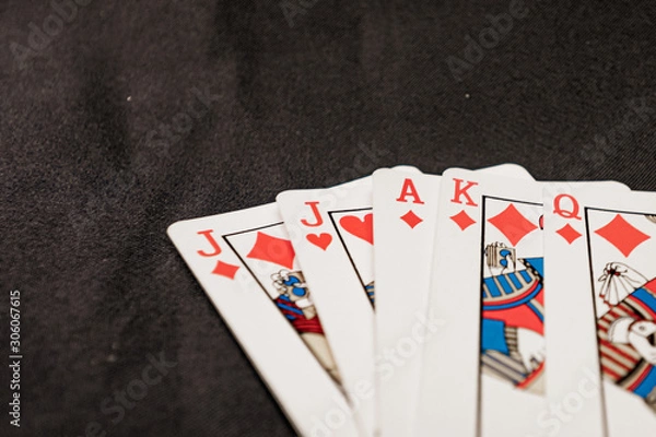 Obraz euchre diamond hand