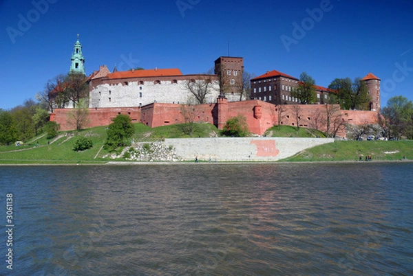 Obraz Wawel - Royal castle over the Vistula River in Krakow (Poland)