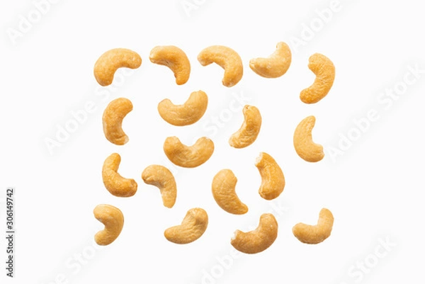 Obraz cashew on white background