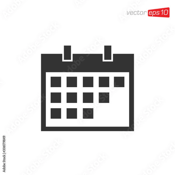 Obraz Calendar Icon Design Vector Template