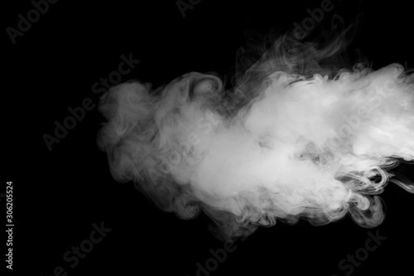 Obraz Smoke black &white for background