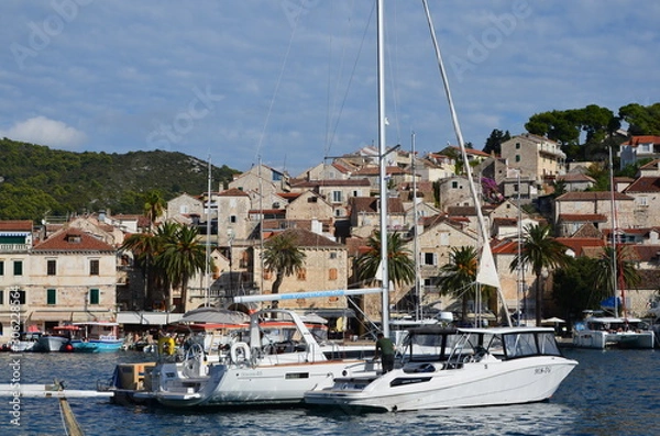 Fototapeta boats in the harbor