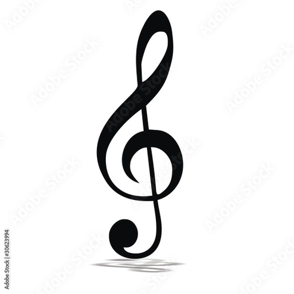 Fototapeta Clave de Sol