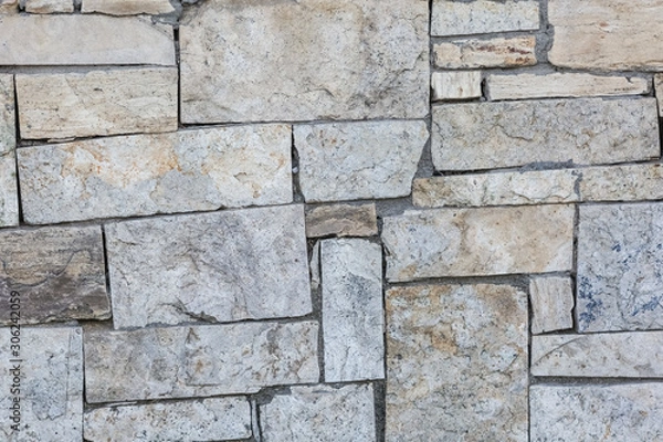 Obraz Old, rocky wall. 