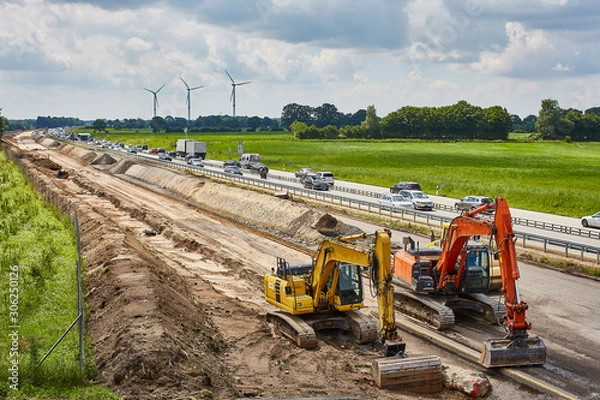 Obraz grossbaustelle