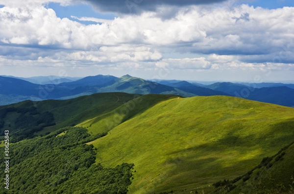 Obraz Green mountain Bieszczady