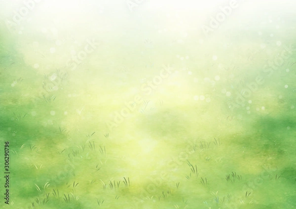 Obraz 芝生　草原　背景　風景