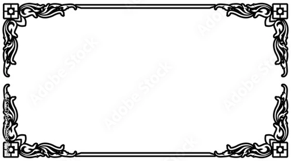 Fototapeta set of decorative elements for design
