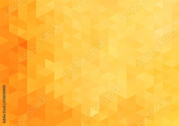 Obraz Yellow geometric abstract background