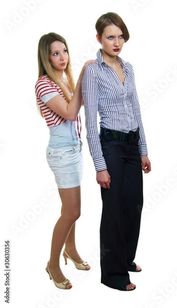 Obraz Two young beautiful girls