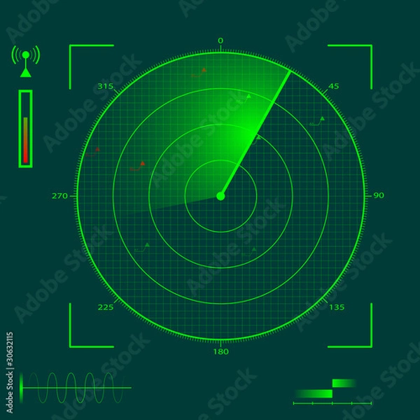 Obraz Radar localization