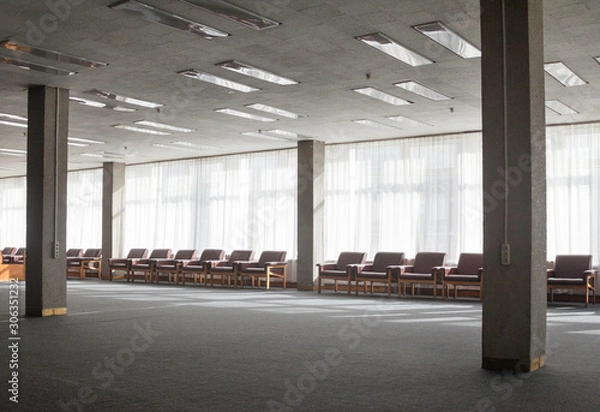 Obraz Large old lounge. Retro style interior.