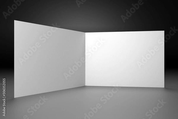 Obraz A4/ A5 brochure mockup - 3D rendering