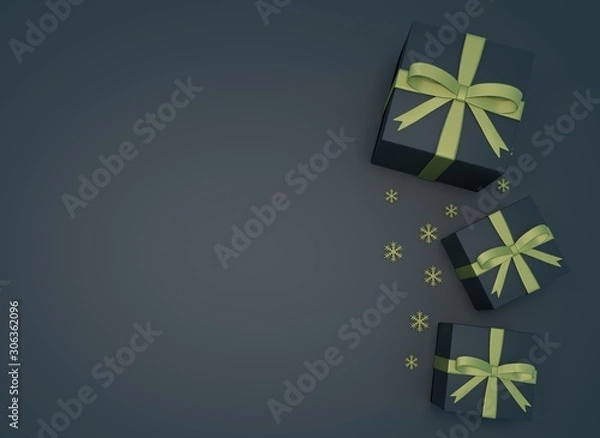 Fototapeta プレゼントBOX3DCGの画像