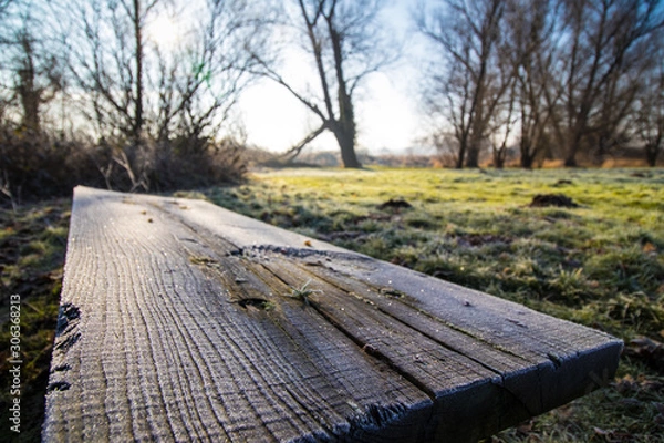 Obraz Frosty bench