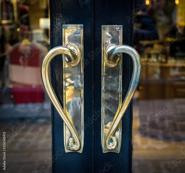 Obraz Heart door handles