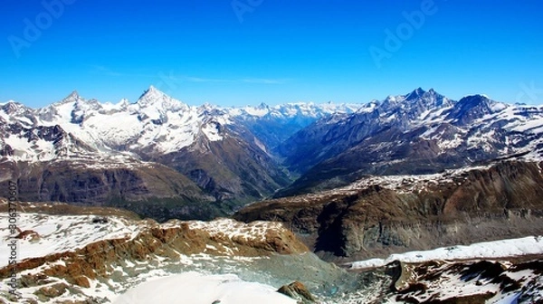 Obraz Blick ins Mattertal