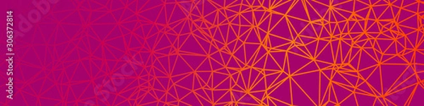 Obraz Color Abstract trianglify Generative Art background illustration