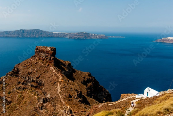 Obraz Santorini Caldera