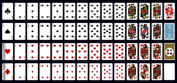 Obraz トランプのセット
