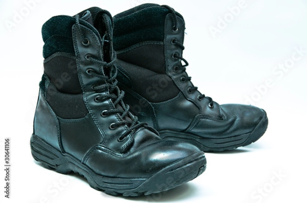 Obraz Buty policyjne