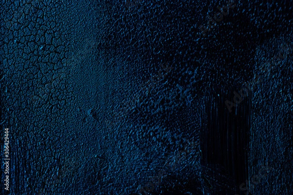 Obraz Abstract textured background in dark blue