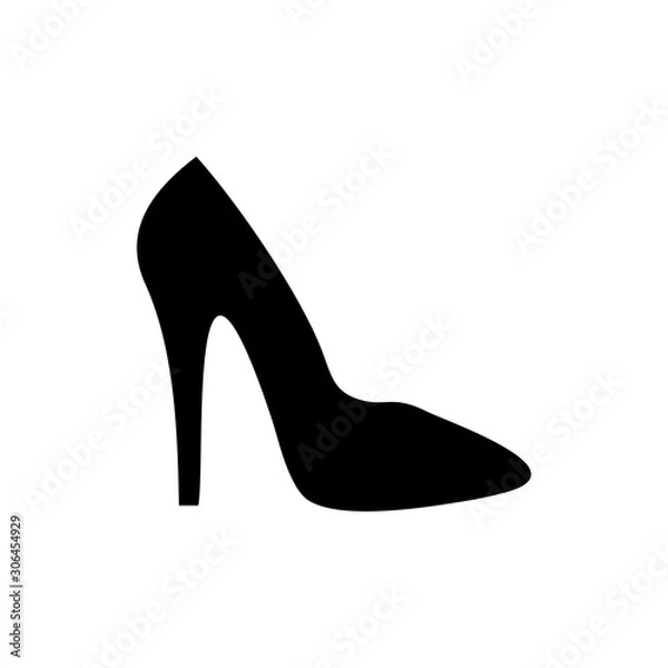 Obraz high heel icon vector design symbol