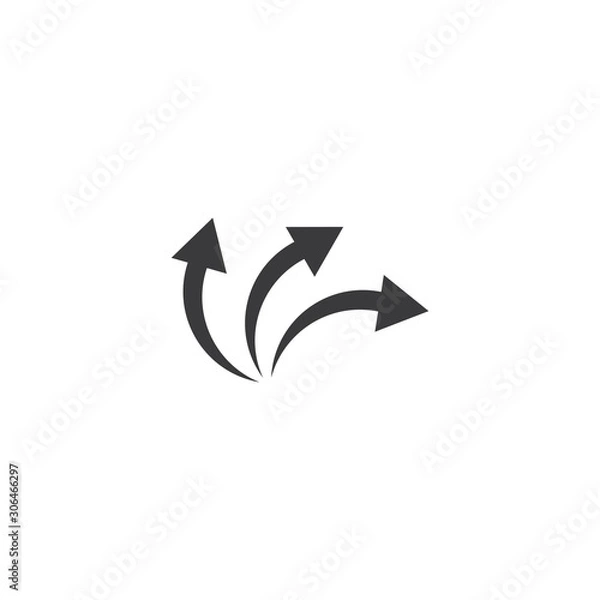 Fototapeta way illustration design vector template