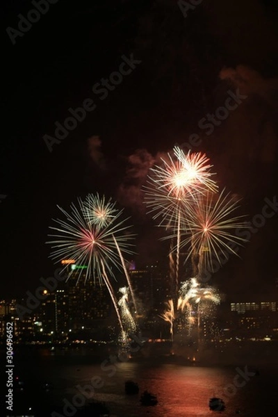 Obraz fireworks in the sky