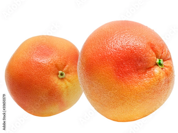 Fototapeta grapefruit isolated on white background
