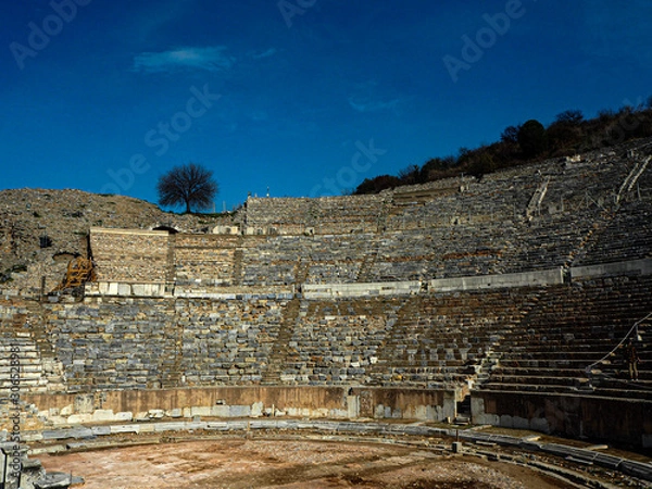 Fototapeta Turkey、トルコ、旅行、トルコ旅行、新婚旅行、気球、猫、遺跡、パムッカレ、きれい、きれいな景色、自然、雄大、