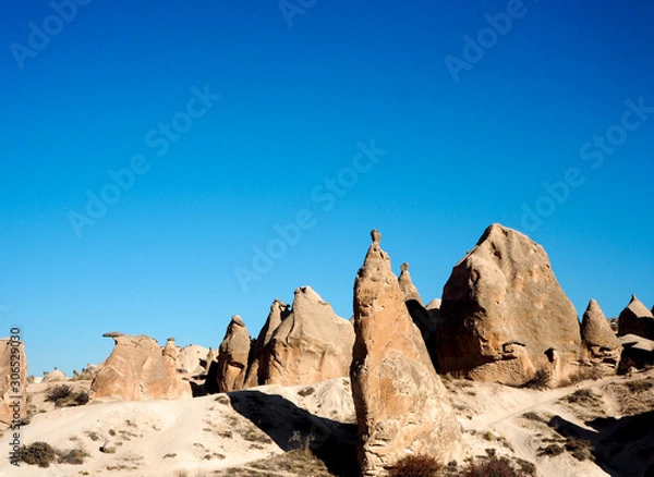 Fototapeta Turkey、トルコ、旅行、トルコ旅行、新婚旅行、気球、猫、遺跡、パムッカレ、きれい、きれいな景色、自然、雄大、