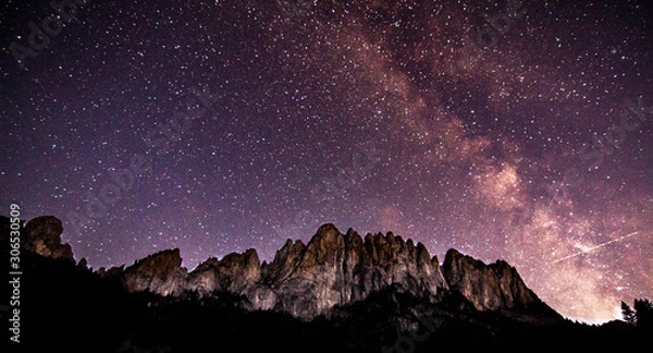 Obraz Voie lacté en dessus des Gastlosen