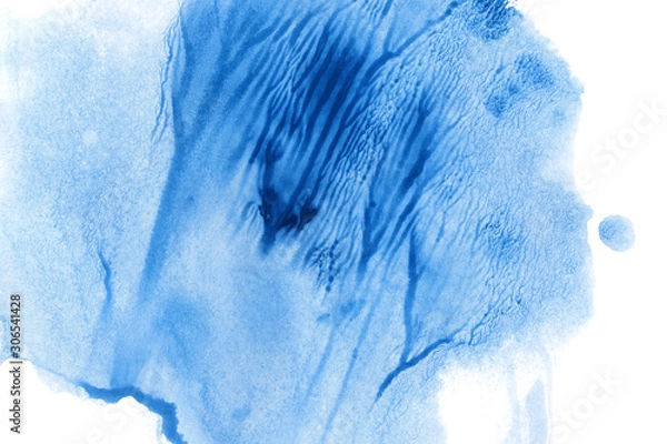 Obraz Abstract watercolor background. Handmade monotype texture.