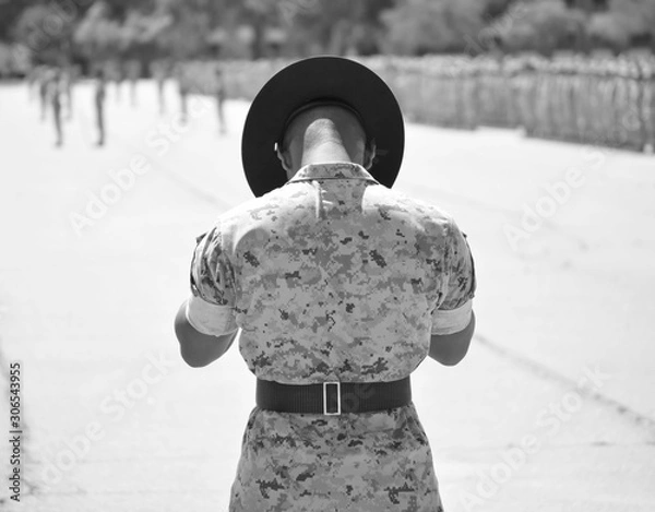 Obraz US Marine Drill Instructor