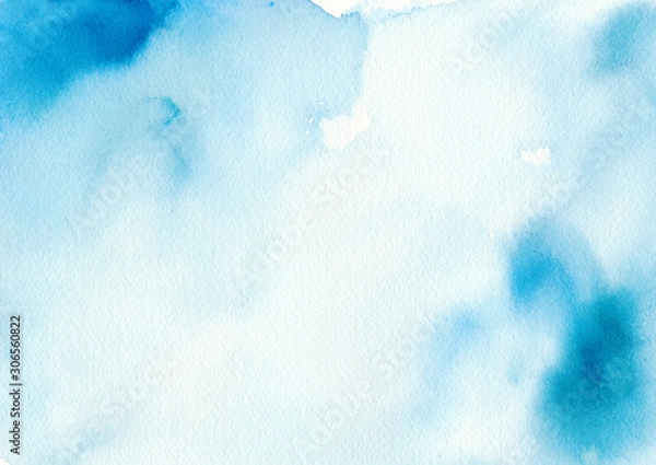 Obraz Hand-painted abstract watercolor background.