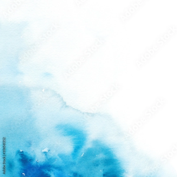 Obraz Hand-painted abstract watercolor background.