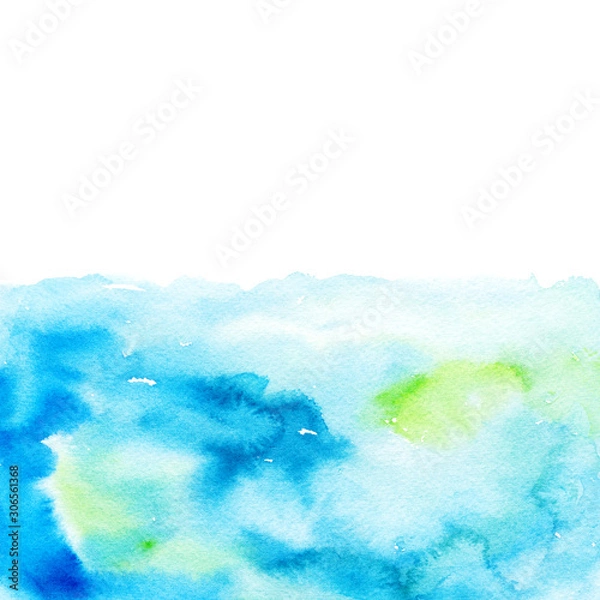 Obraz Hand-painted abstract watercolor background.
