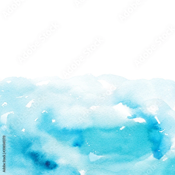 Obraz Hand-painted abstract watercolor background.