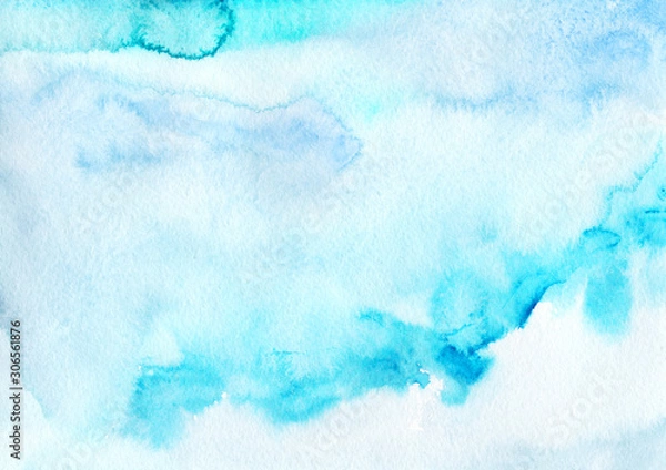 Obraz Hand-painted abstract watercolor texture. 