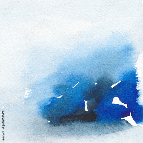 Obraz Hand-painted abstract watercolor texture. 