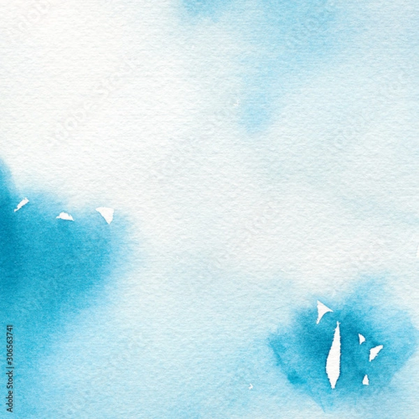 Obraz Hand-painted abstract watercolor texture. 
